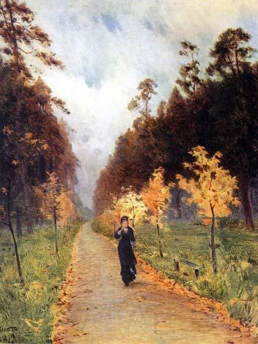 Isaac Levitan Autumn day. Sokolniki. Spain oil painting art